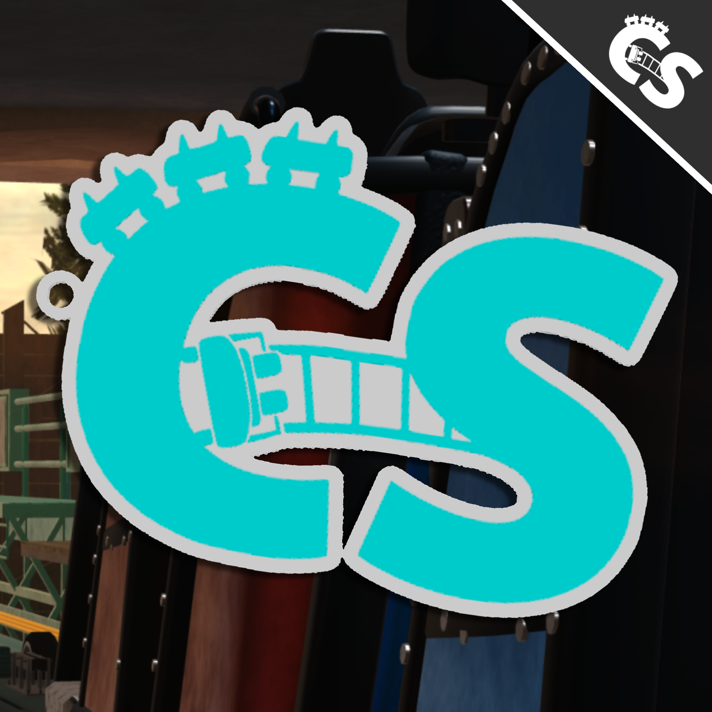 Coaster Studio Key Chain