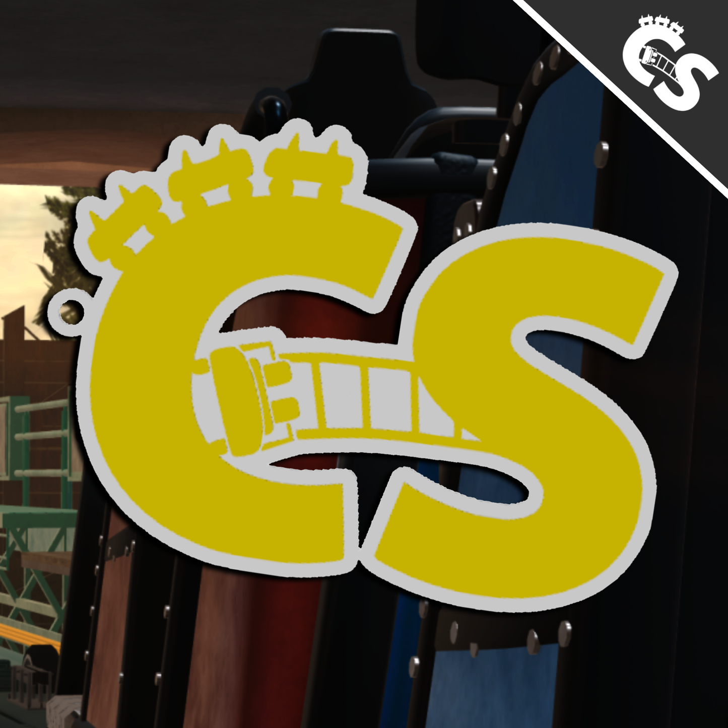 Coaster Studio Key Chain