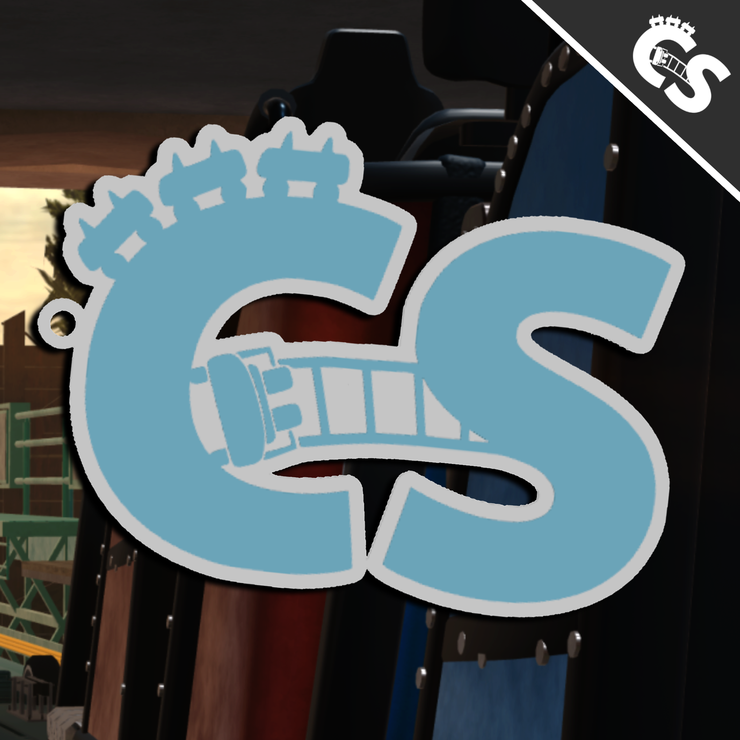 Coaster Studio Key Chain