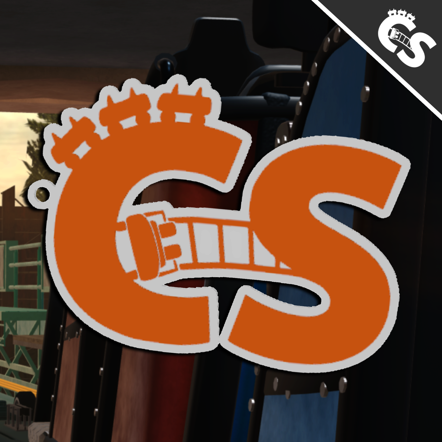 Coaster Studio Key Chain